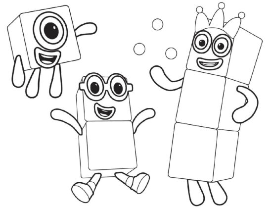 Funny Numberblocks Coloring Book To Print And Online