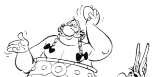 asterix and obelix coloring book