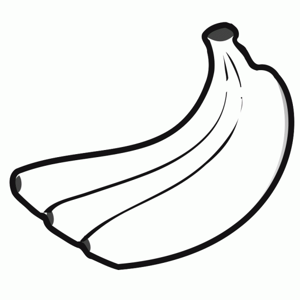 Banan som kan skrivas ut bild