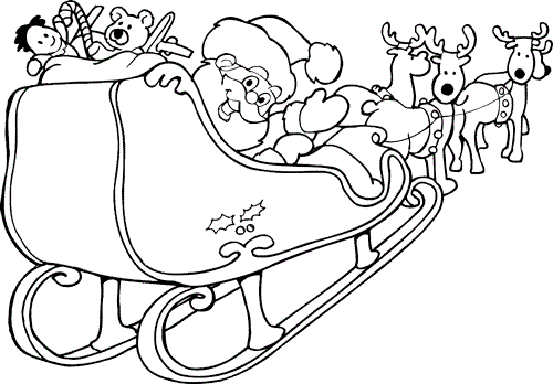 Santa Claus obrázok na vytlačenie