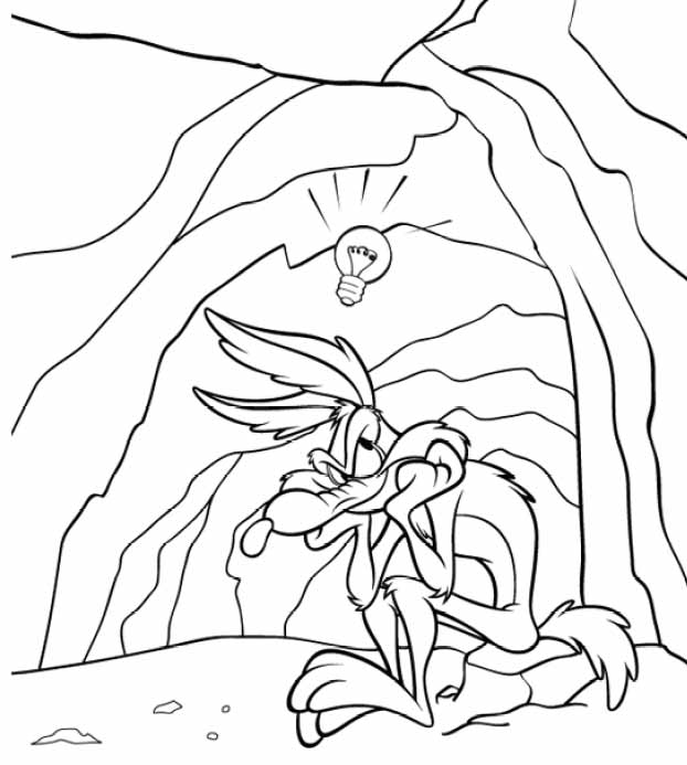 struds og prærieulv, der ruser i vinden, til udskrivning, billede til udskrivning