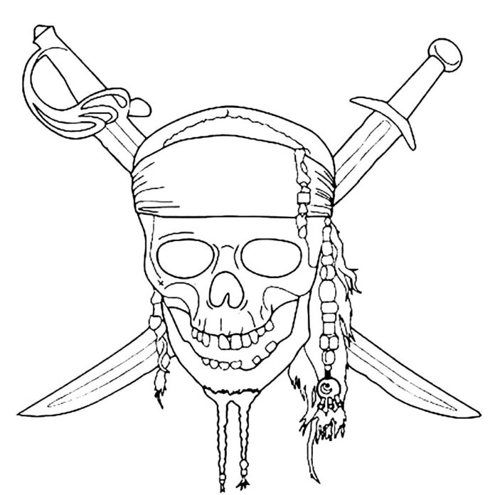 image imprimable de pirates