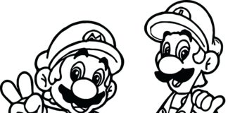 Mario obrázek k vytisknutí