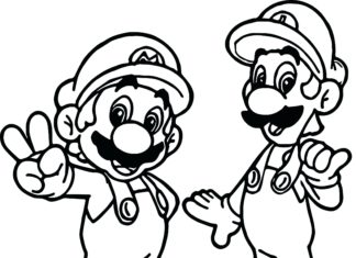 Mario obrázok na vytlačenie