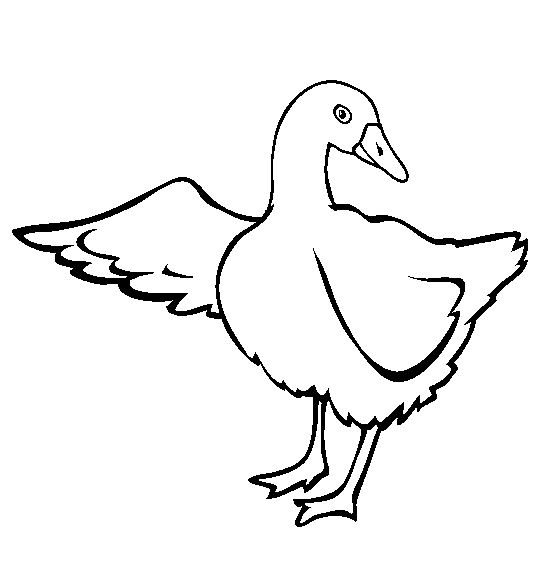 goose printable picture