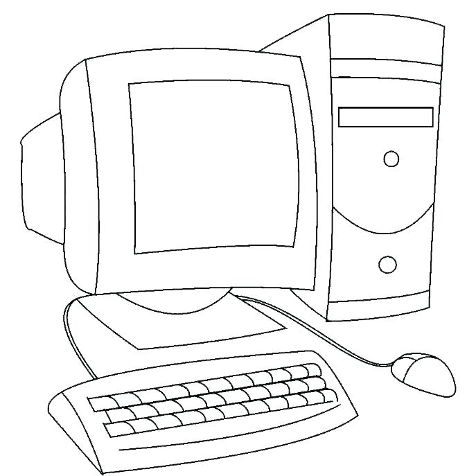 computer coloring pages for kids printable