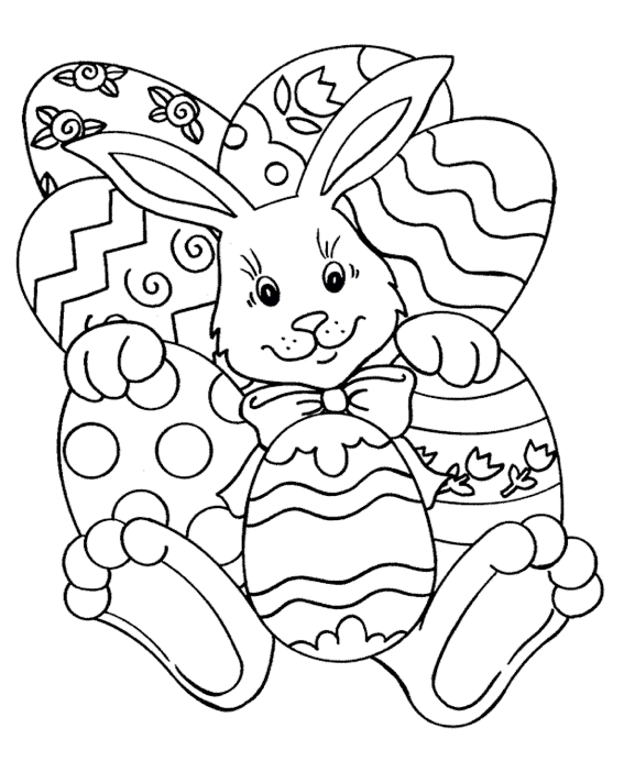 easter bunny printable picture