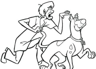 obrázek Scooby Doo k tisku