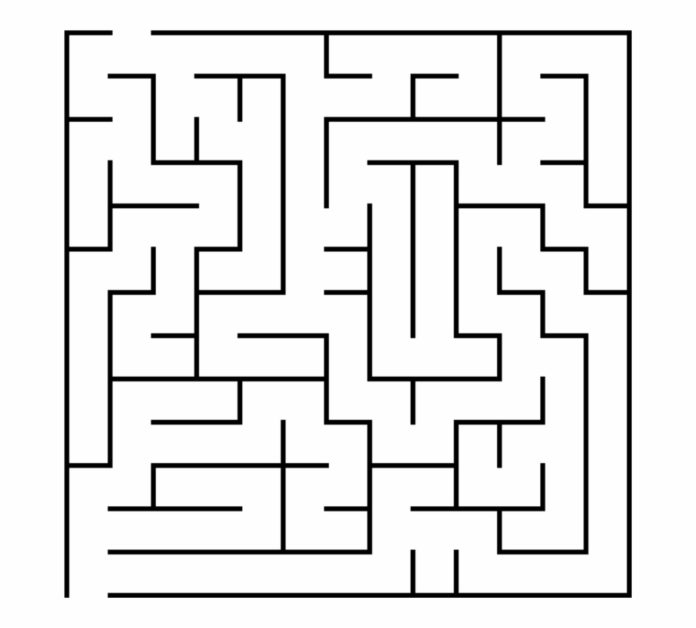 image de labyrinthe à imprimer