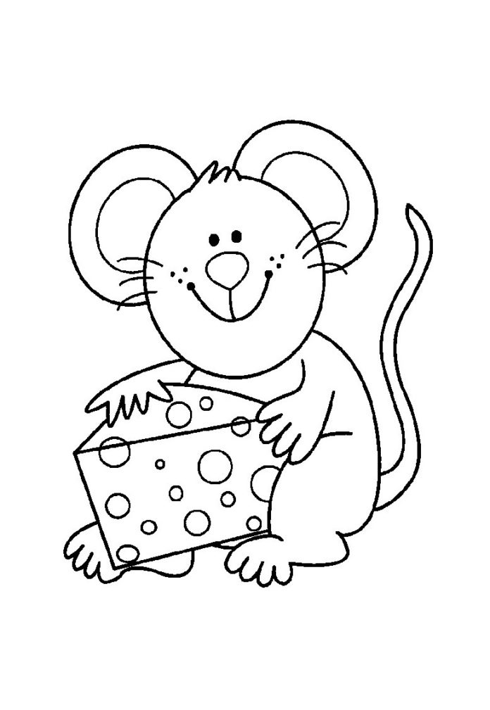 obrázek myši k vytisknutí