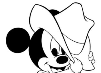 immagine stampabile di mickey mouse