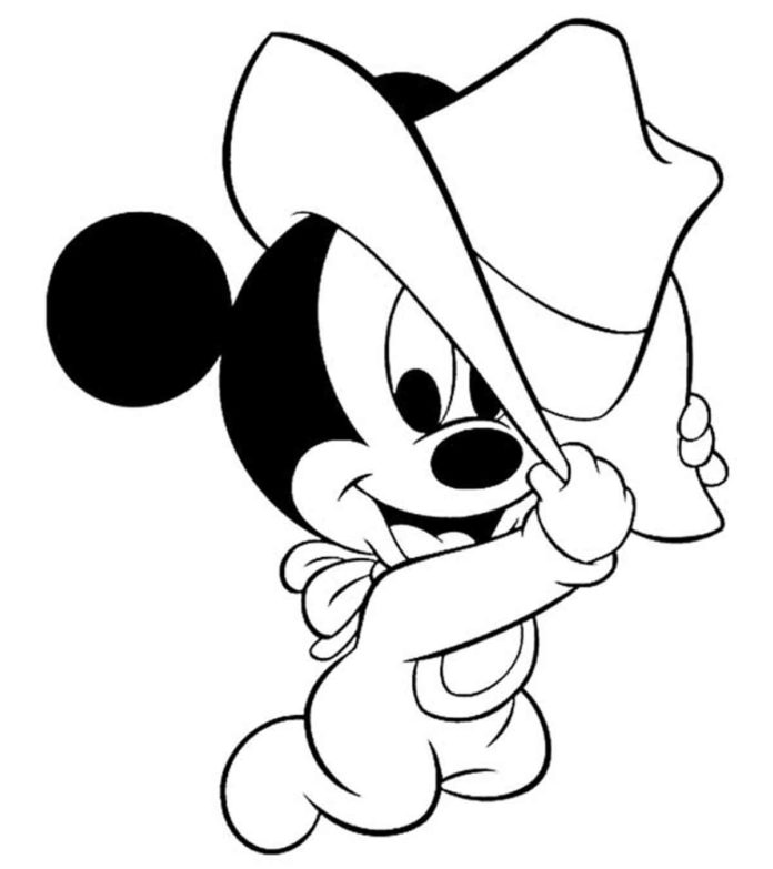 image imprimable de mickey mouse