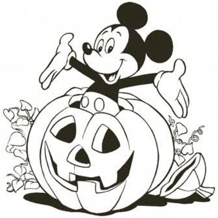 Mickey Mouse obrázek k vytisknutí