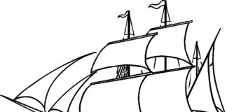 pirate ship printable picture