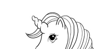 imagen imprimible de unicornio