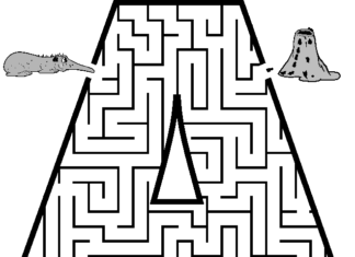 obrázok labyrintu na vytlačenie