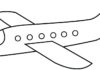 foto de avião de passageiros para impressão
