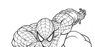 印刷するスパイダーマンの画像