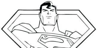 superman printable picture