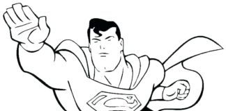 livre à colorier superman