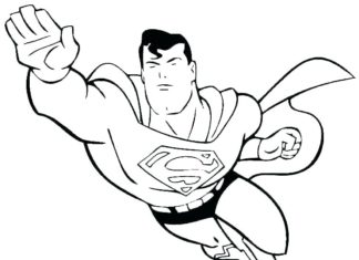 superman omalovánky