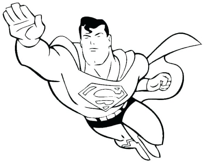superman kolorowanka