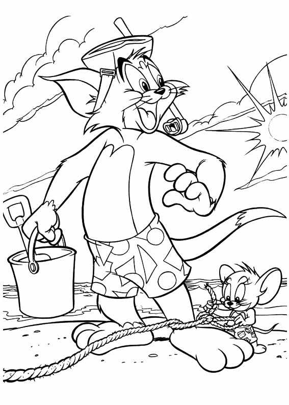 tom and jerry coloring pages pdf