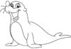 imagen imprimible de la foca