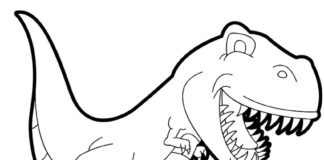 dinosaur coloring book to print