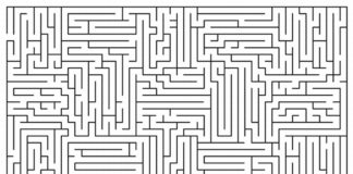 Labyrinthbild zum Ausdrucken