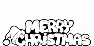 christmas lettering printable picture