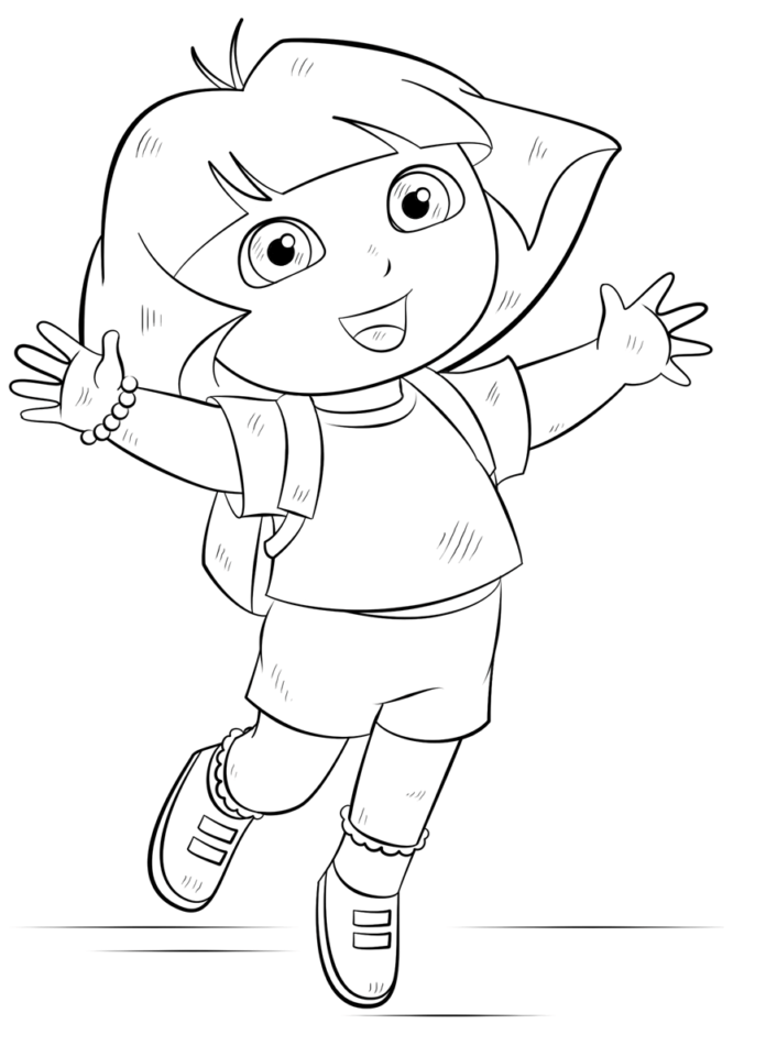 dora and friends printable picture