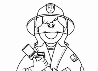 imagen del bombero sam para imprimir