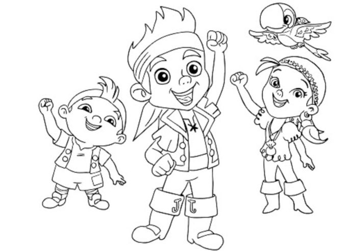 Jake and the Pirates of Neverland printable picture