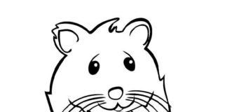 udskrivbar hamster malebog
