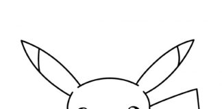 imagen imprimible de pikachu
