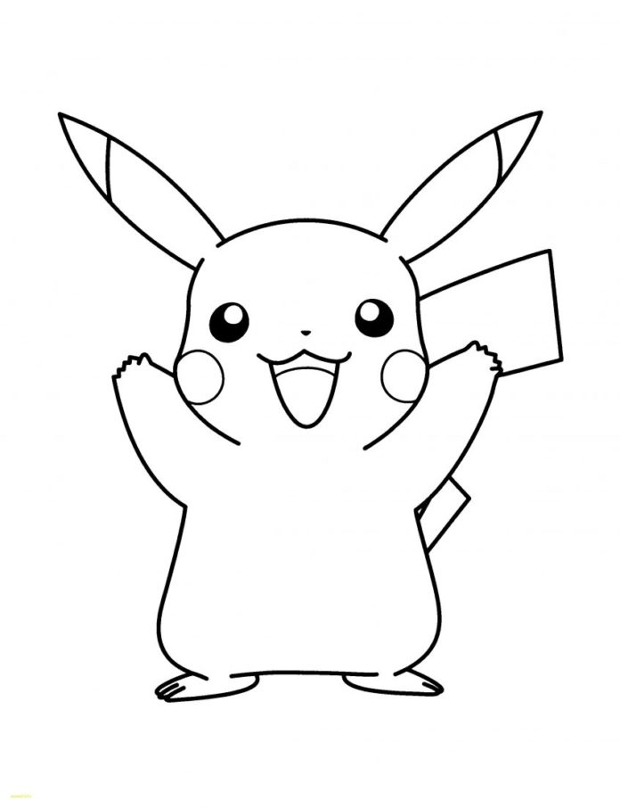 foto imprimível em pikachu
