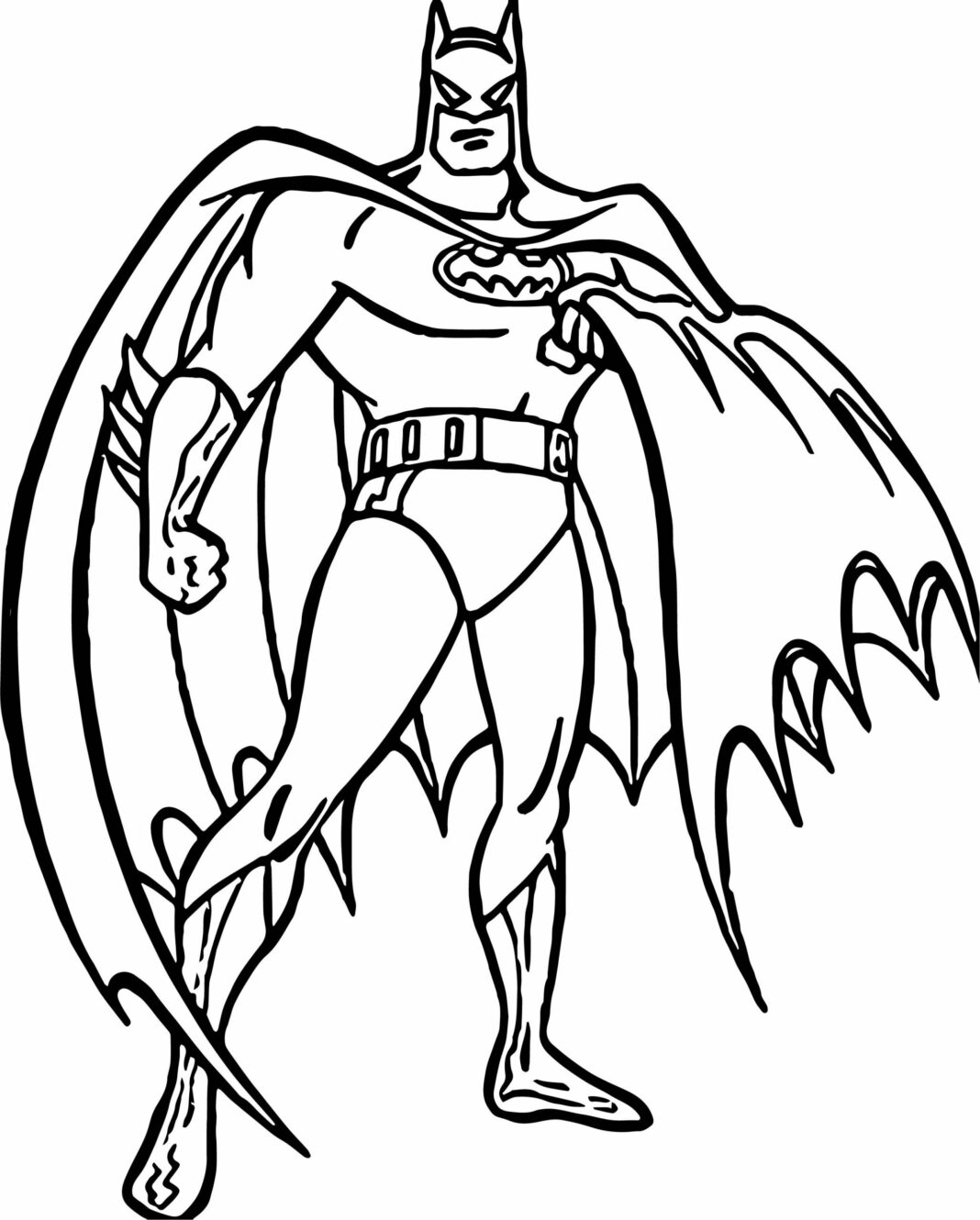 Kolorowanka Bohater Batman Do Druku I Online