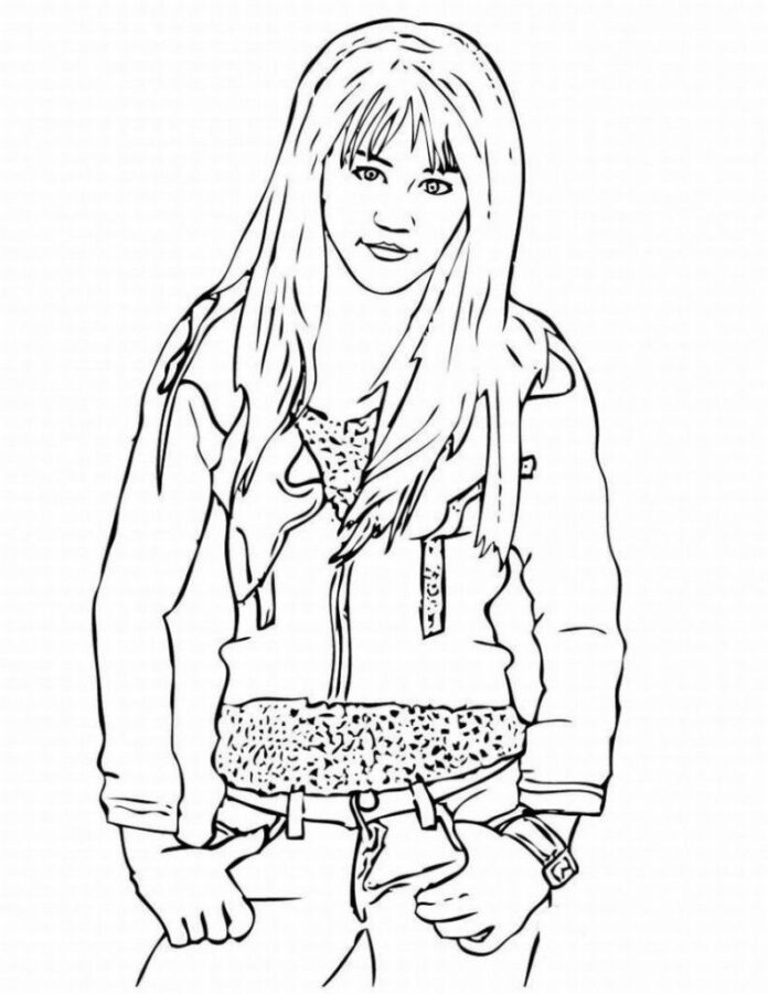 Hannah Montana Cartoon Drawing by HilaryDuff4ever12 on DeviantArt