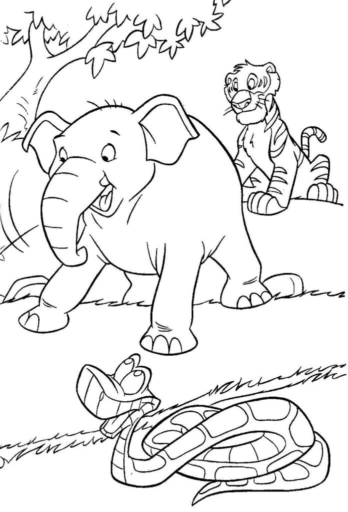 animals coloring book printable picture