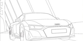 audi rs7 printable picture