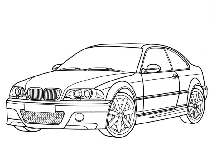 bmw e36 image imprimable