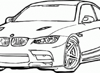 bmw m3 printable picture