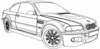 bmw m5 image imprimable