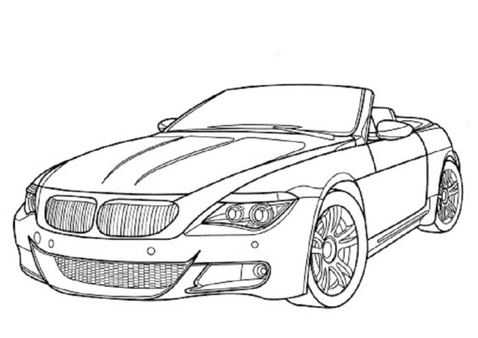 bmw m6 printable picture