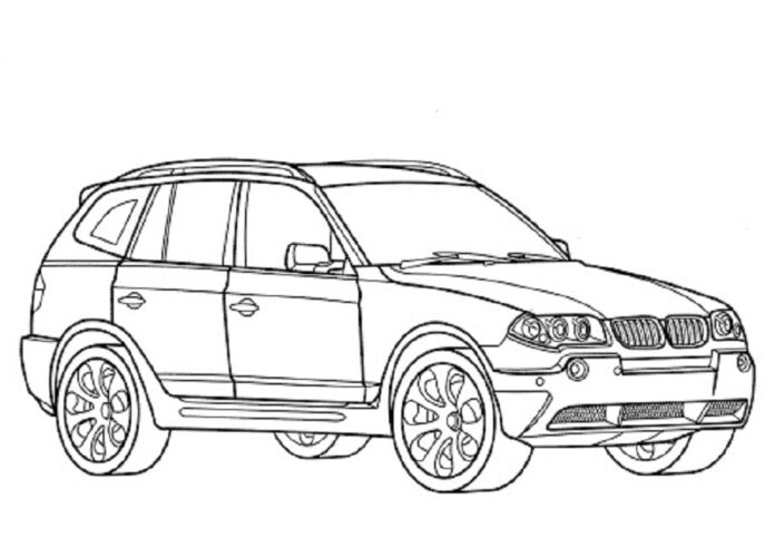 bmw x3 printable picture