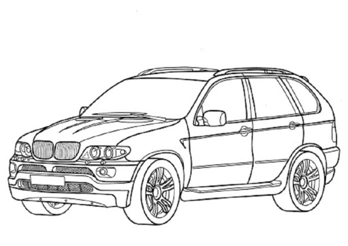 bmw x5 printable picture
