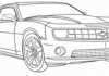 immagine stampabile chevrolet camaro