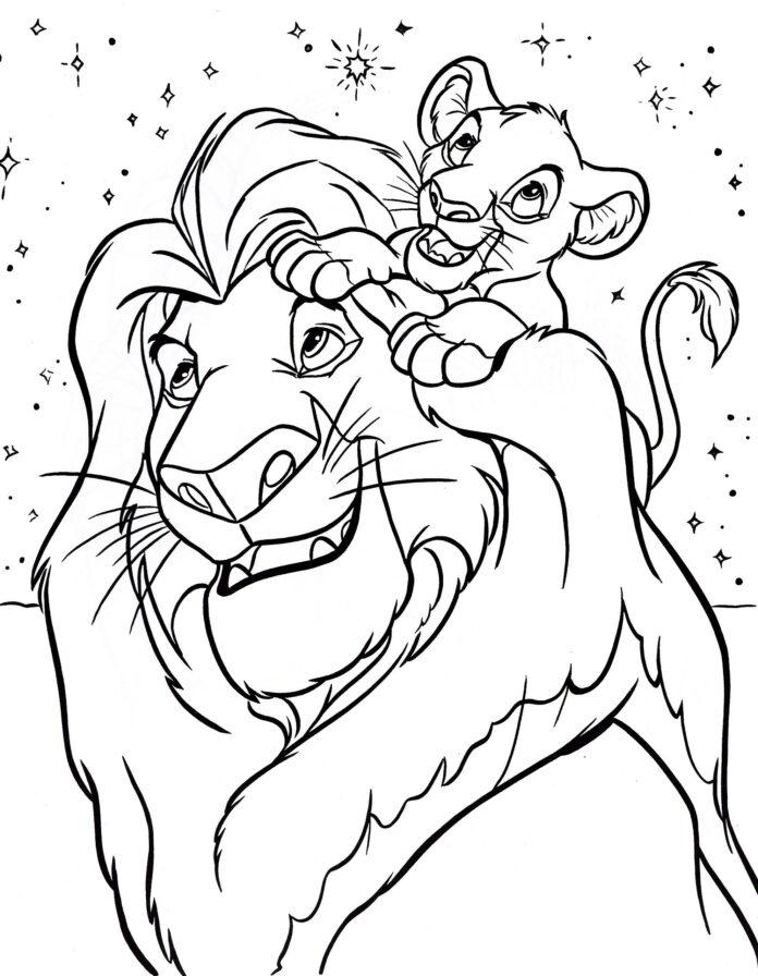 lion king printable picture