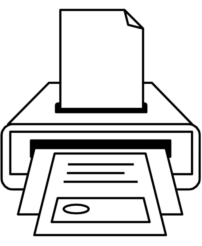 laser printer printable image